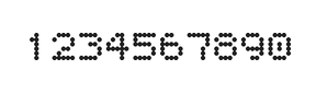 5×6数字点阵字体 ddN56AA0615