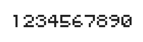 5×6数字点阵字体 ddN56AB0605