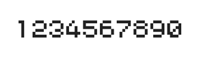 5×6数字点阵字体 ddN56AB1218