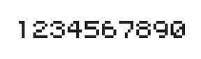 5×6数字点阵字体 ddN56AB1622