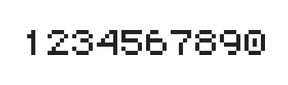 5×6数字点阵字体 ddN56AB1723