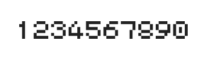 5×6数字点阵字体 ddN56AB1812