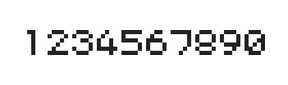 5×6数字点阵字体 ddN56AB1973