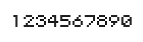 5×6数字点阵字体 ddN56AB1985