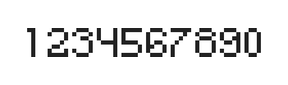5×7数字点阵字体 ddN57AB0479