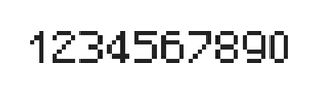 5×7数字点阵字体 ddN57AB0851