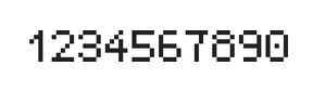 5×7数字点阵字体 ddN57AB1129