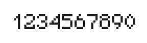 5×7数字点阵字体 ddN57AB1697