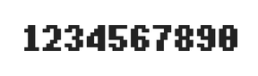 5×7数字点阵字体 ddN57BB0979