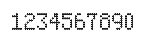 5×8数字点阵字体 ddN58AA1952