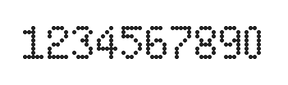 5×8数字点阵字体 ddN58AA1961
