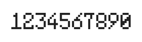 5×8数字点阵字体 ddN58AB0492