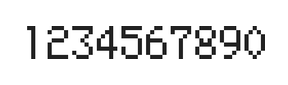 5×8数字点阵字体 ddN58AB1248