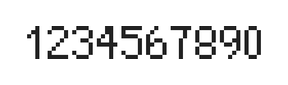 5×8数字点阵字体 ddN58AB1583