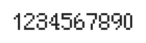 5×8数字点阵字体 ddN58AB1586