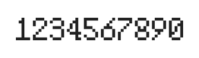 5×8数字点阵字体 ddN58AB1836