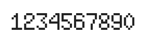 5×8数字点阵字体 ddN58AB1930