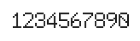 6×9数字点阵字体 ddN69AB0170