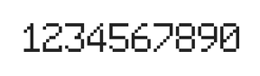 6×9数字点阵字体 ddN69AB0428