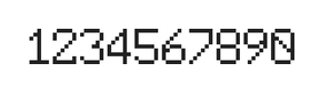 6×9数字点阵字体 ddN69AB0432