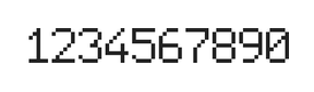 6×9数字点阵字体 ddN69AB0481