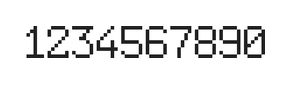 6×9数字点阵字体 ddN69AB0680