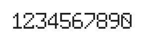 6×9数字点阵字体 ddN69AB1359
