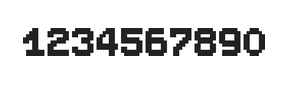 7×9数字点阵字体 ddN79BB1793